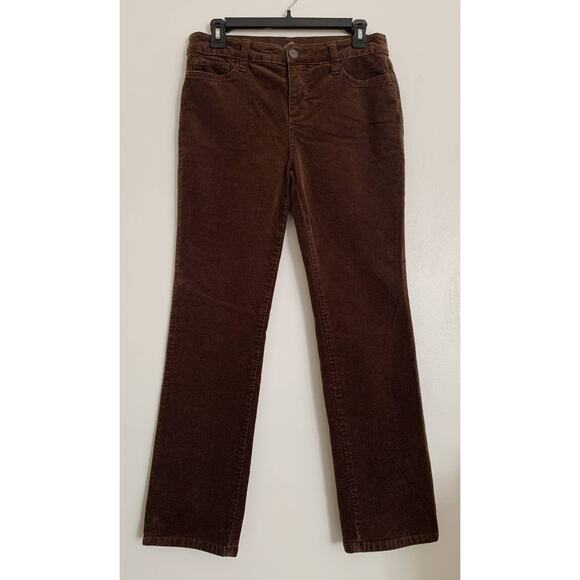 St. John's Bay Pants - Brown St. John's Bay Corduroy Straight Leg Pants 8P